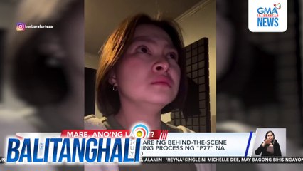 Barbie Forteza, nag-share ng behind-the-scene footage sa voice dubbing process ng "P77" na mapapanood sa July 30 | Balitanghali
