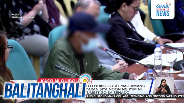 Dating testigo vs. Apollo Quiboloy at mag-amang Duterte, sinabing binayaran siya noon ng P1-M ni Sen. Hontiveros para tumestigo sa Senado | Balitanghali