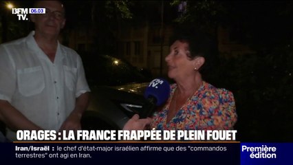 Les images impressionnantes des orages qui ont fait au moins deux morts, dont un enfant de 12 ans