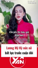 Lương Mỹ Kỳ livestream khóc nức nở vì lí do khó nói