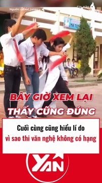 Lý do tại sao thi văn nghệ ở trường không phân chia thứ hạng