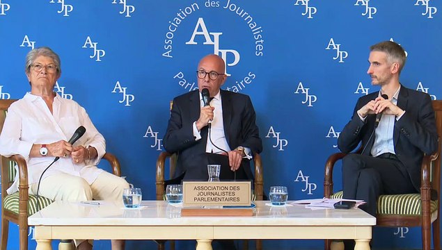 Conférence de presse de l'AJP : M. Éric Ciotti, président du groupe Union des droites pour la République de l’Assemblée nationale, député de la 1ère circonscription des Alpes-Maritimes - Mercredi 25 juin 2025
