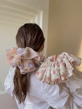 Stylish scrunchies 🌺 design #Scrunchies #HairAccessories #DIY #Fashion #Style #HairGoals #EasyCrafts #HairTies #FashionTrend#Scrunchies #HairAccessories #Fashion #Style #DIY #Trending #HairGoals #FashionTrend #Accessories #HairCare #StyleInspo
