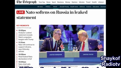 NATO softened criticism of Russia in final summit statement because of Trump