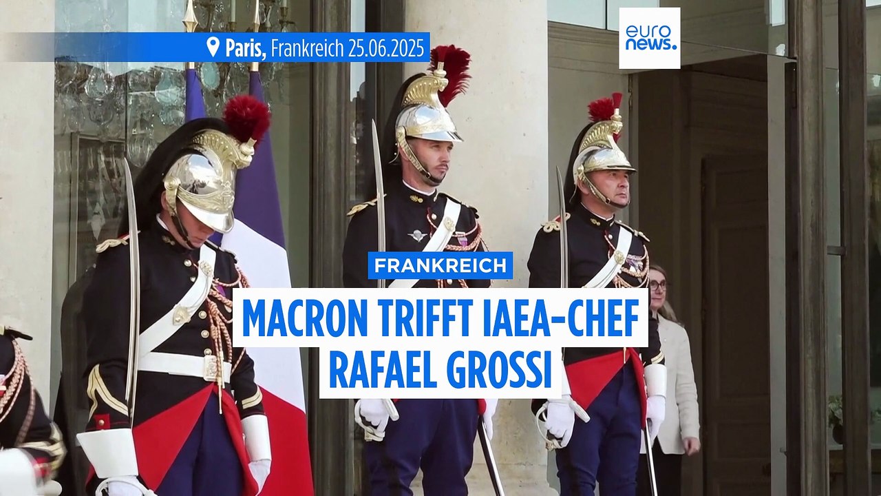 Wie steht es um das Atomprogramm des Iran? Macron trifft IAEA-Chef Rafael Grossi