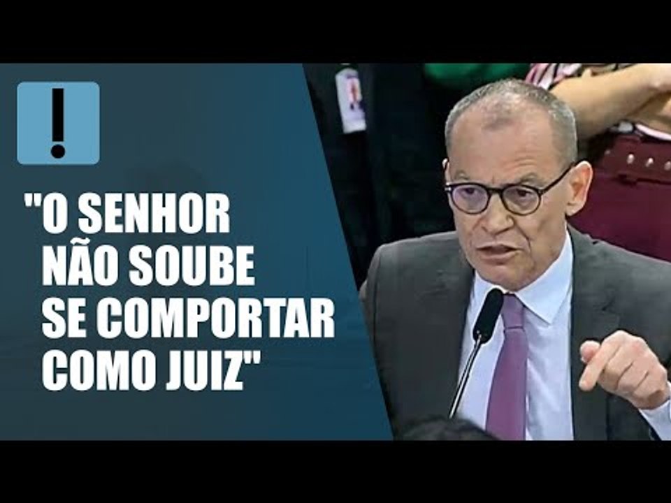 Fabiano Contarato bate boca com Sergio Moro no Senado