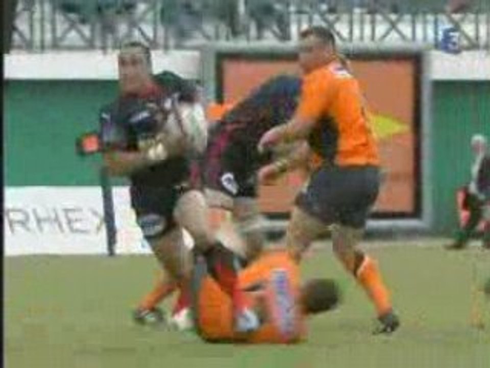 Narbonne Toulon 1er essai toulonnais