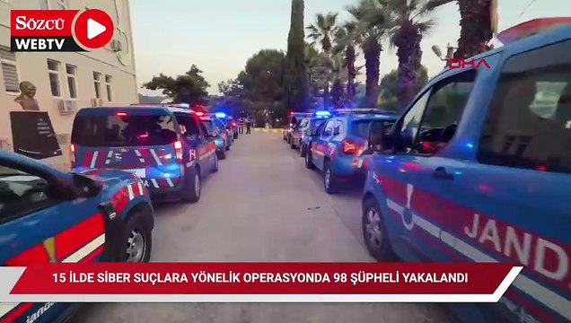 15 ilde siber suçlara yönelik operasyonda 98 şüpheli yakalandı