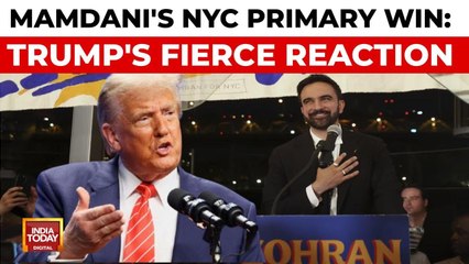 Donald Trump's furious attack on New York mayoral primary winner Zoran Mamdani