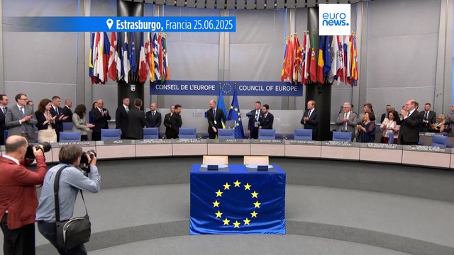 Zelenski y el Consejo de Europa firman un acuerdo para poner en marcha el Tribunal de Guerra de Ucrania