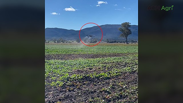 Eye in the sky drone finds a way to beat the wet paddocks at Piallaway