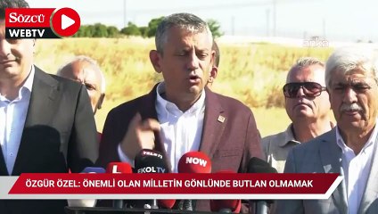 Özgür Özel: Önemli olan milletin gönlünde butlan olmamak