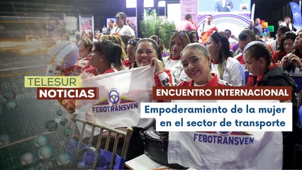 Tercer encuentro internacional de mujeres del transporte en Venezuela