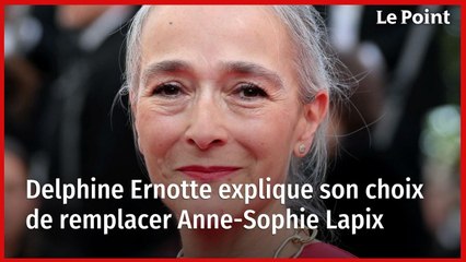 Delphine Ernotte explique son choix de remplacer Anne-Sophie Lapix