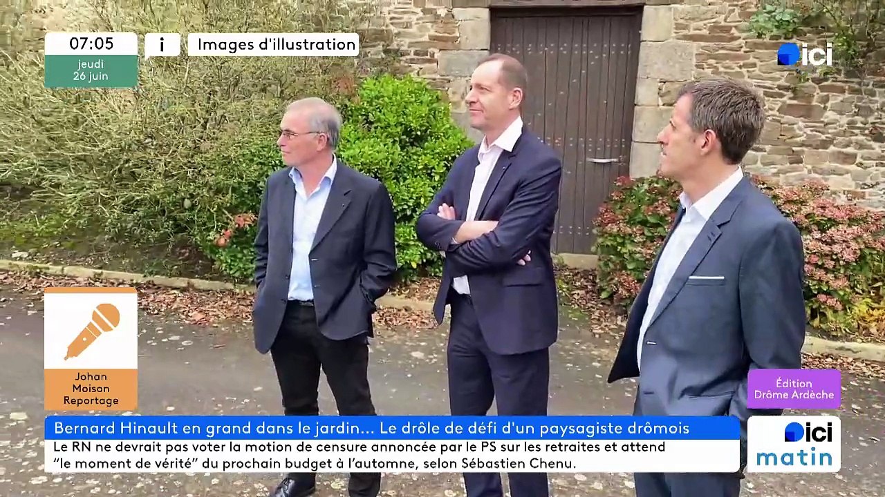 26/06/2025 - ici matin par ici Drôme Ardèche en vidéo