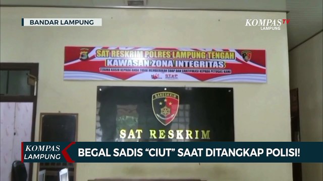 Begal Sadis Ciut saat Ditangkap Polisi!