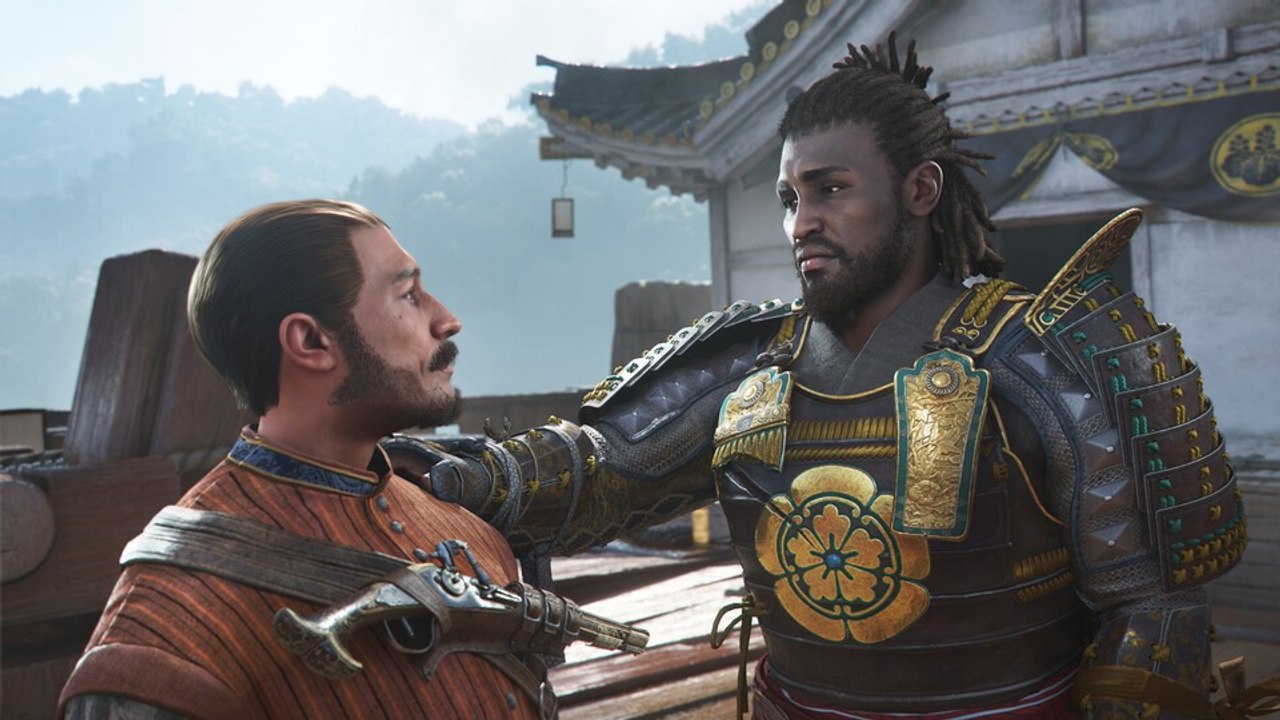 Assassin's creed shadows - wir begegnen einem neuen begleiter mit imposantem schnurrbart