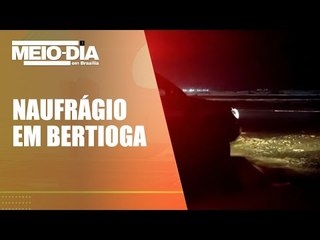 Bombeiros encontram 2º corpo de naufrágio em Bertioga