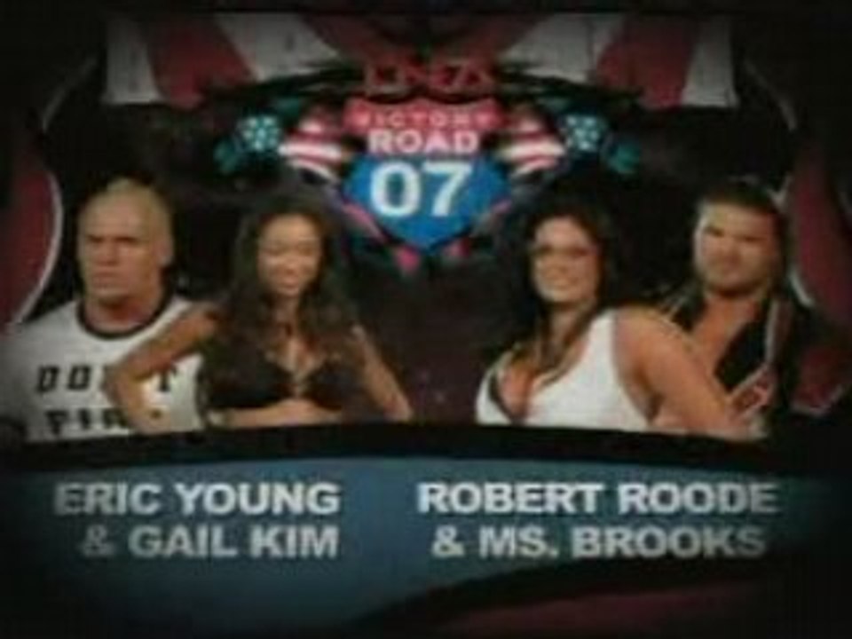 Tna en español ,cartel victory road 2007