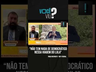 Paulo Bilynskyj diz que Lula deveria estar focado no Brasil e não em ditaduras #shorts