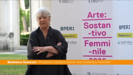 Premio "Arte: Sostantivo Femminile", Santeroni "Donne vanno sostenute"