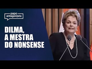 Ex-presidente tomou posse hoje no comando do Banco dos Brics e fez um discurso em dilmês legítimo