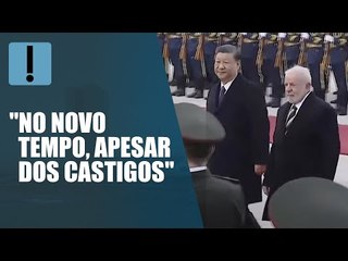 Ditadura chinesa recebe Lula com música contra a ditadura