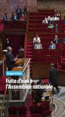 « Ça fuit » : la pluie tombe dans l’hémicycle