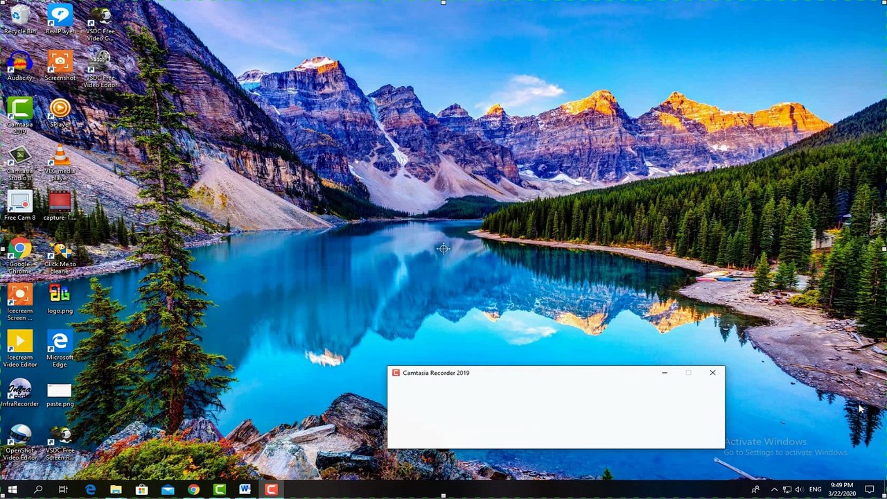 Recording the screen in Camtasia studio