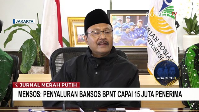 Kemensos Sebut BPNT Salurkan Bantuan ke 15 Juta Keluarga hingga Juni 2025