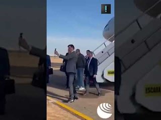 Emissário da guerra de Putin, Serguei Lavrov chegou bem à vontade ao Brasil, de calças jeans #shorts