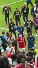 Las lágrimas de Mastantuono en su despedida de River