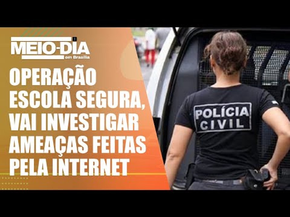 Operação mira suspeitos de ameaças de atentados em escolas