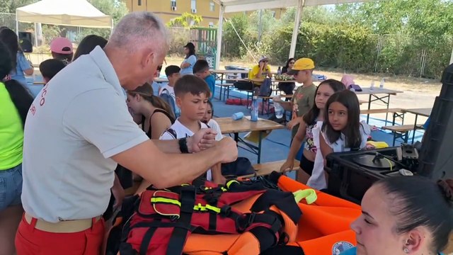 I bambini del centro storico di Sassari a scuola di protezione civile