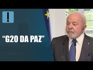 Lula diz que ONU falhou com guerra na Ucrânia e sugere "G20 da paz"