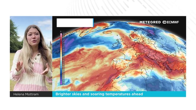 Brighter skies and soaring temperatures ahead