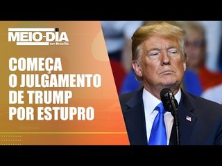 Donald Trump começou a ser julgado nesta terça-feira na Corte Distrital de Manhattan, em Nova York