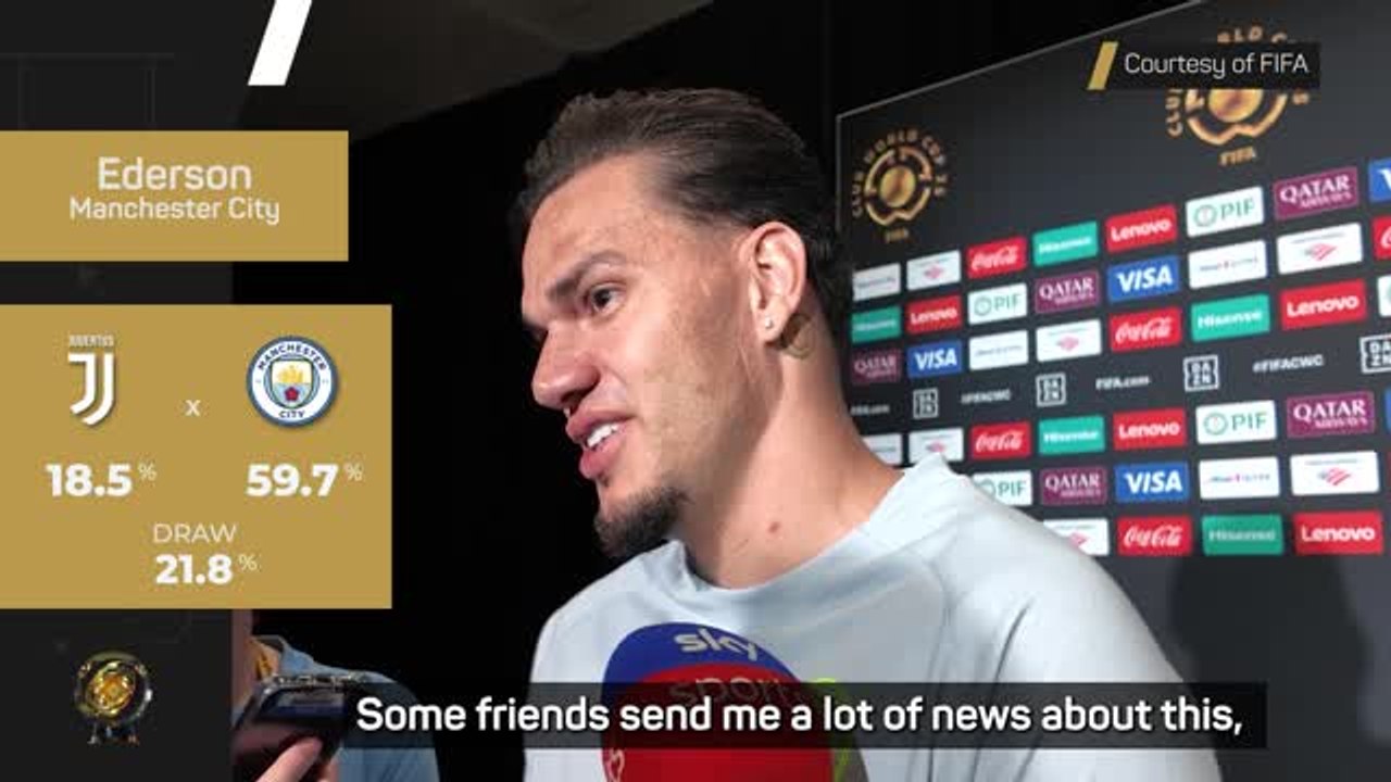 Man City's Ederson addresses rumours about his future