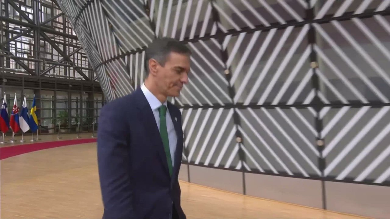 PEDRO SÁNCHEZ COMPARECE ante los medios EN LA CUMBRE en BÉLGICA: CONTESTA a TRUMP