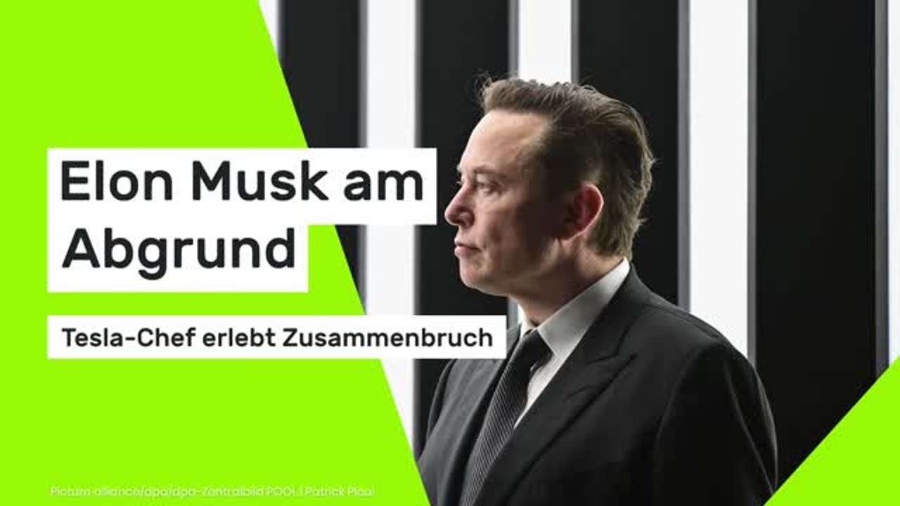 Elon Musk erlebt Zusammenbruch