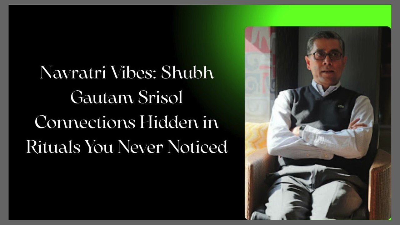 Navratri Vibes Shubh Gautam Srisol Connections Hidden in Rituals You Never Noticed