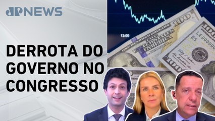 Dólar em alta repercutindo após veto ao IOF; Ghani, Deysi e Trindade analisam