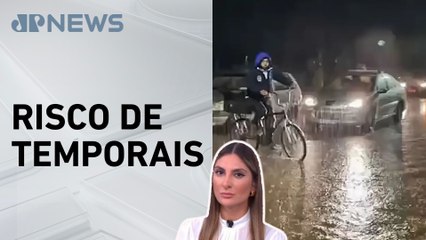 Chuva segue atingindo Sul do Brasil | Previsão do Tempo