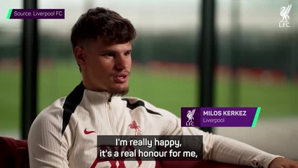 Kerkez honoured to join 'dominant' Liverpool