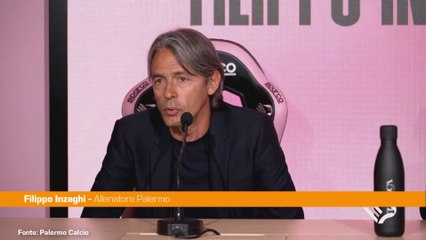 Palermo, Inzaghi "Con questo pubblico da Champions nulla mi spaventa"