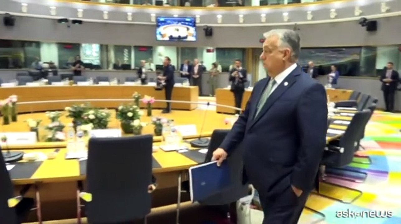 I leader europei arrivano al summit Ue a Bruxelles