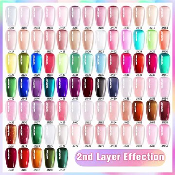 Transparent Nail Art Nail Supplies Soak off UV LED Nails Gel Varnish