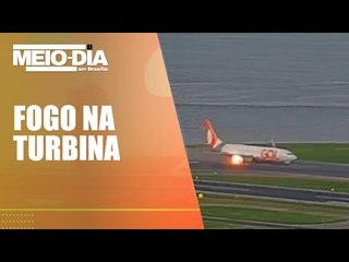 Fogo em turbina de avião da Gol fecha o aeroporto Santos Dumont