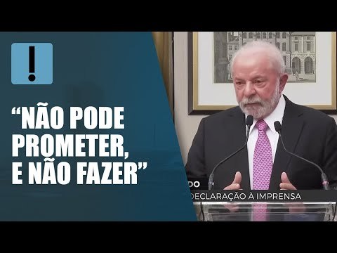 Lula nega mudança na articulação, mas diz que governo precisa cumprir promessas