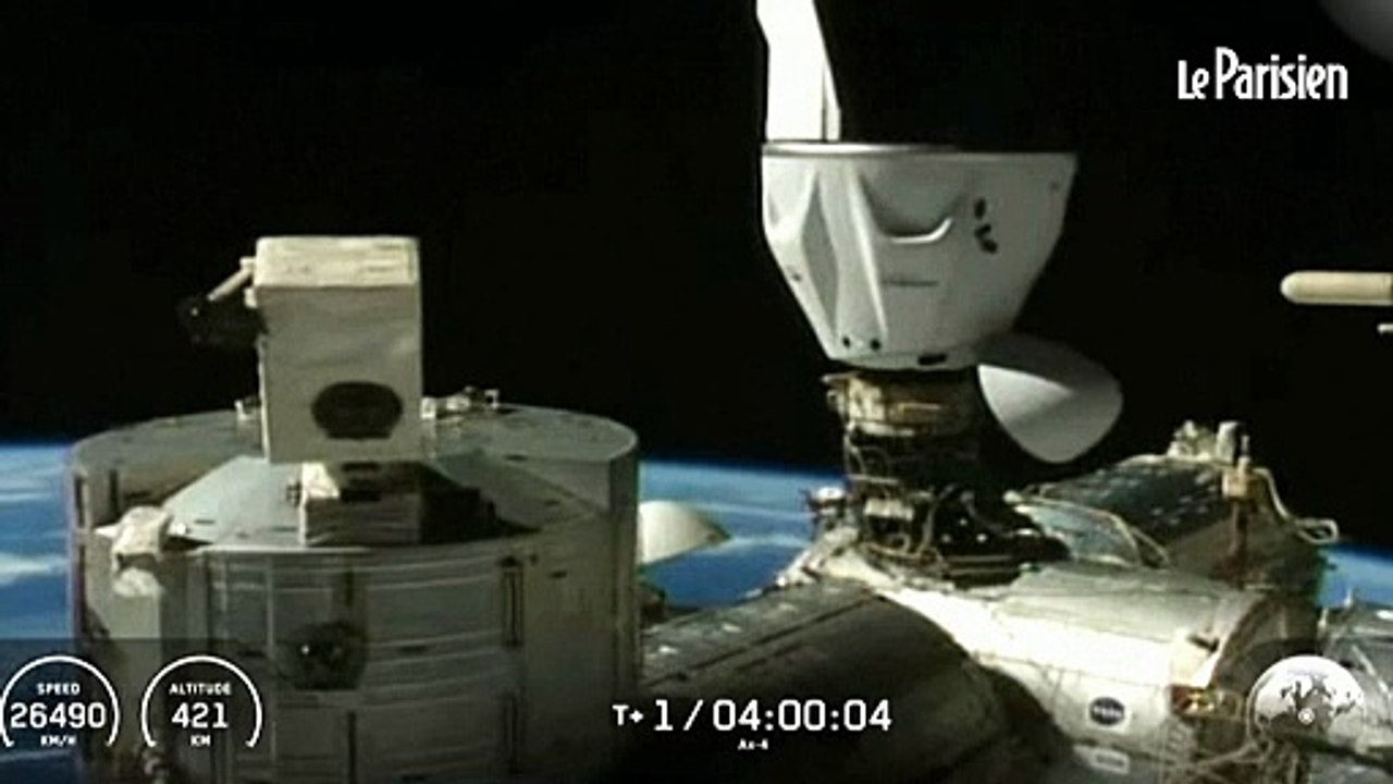 La capsule Crew Dragon transportant le premier Indien vers l’ISS s’arrime à la station spatiale